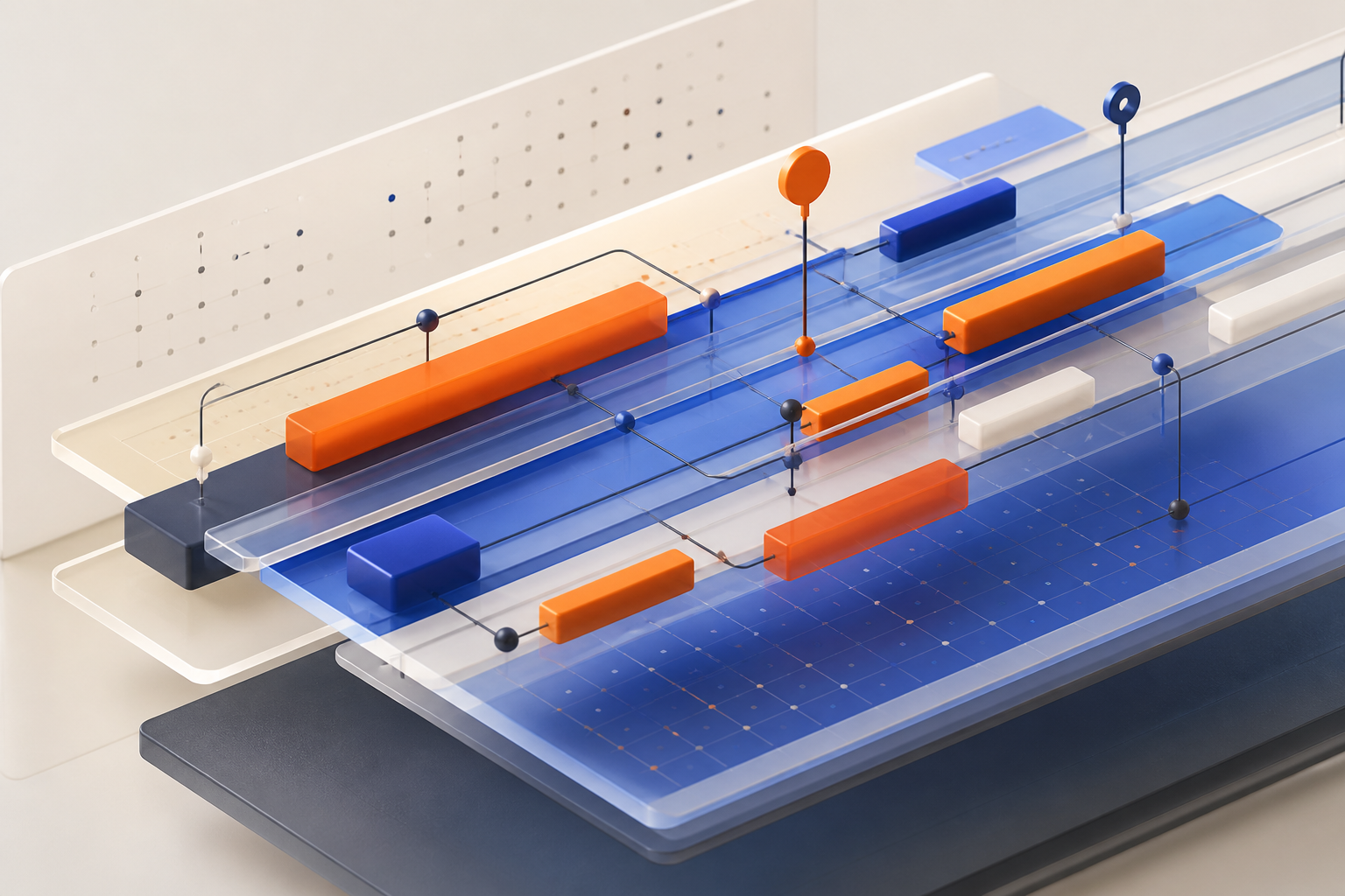 Abstract timeline and milestone composition for process planning